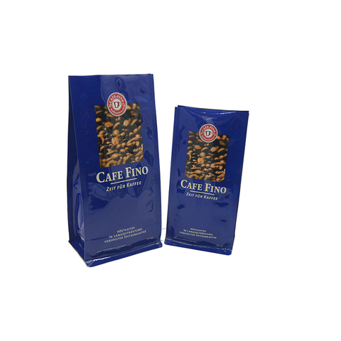 Coffee and tea packaging bags/flat bottom bag/kraft paper